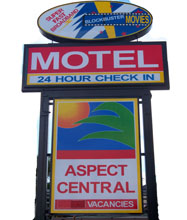 Aspect Central Road Sign
