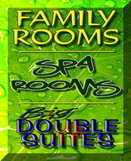 Aspect Central offers specials on Family Room, Spa Rooms and Big Double Suites